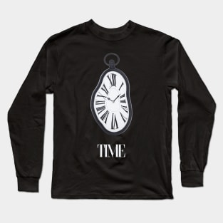 Modern Aesthetic Watch Time: Timeless Elegance Long Sleeve T-Shirt